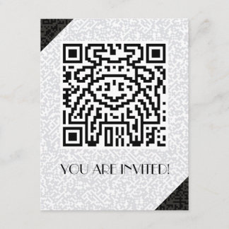 Convites Código de QR o boi