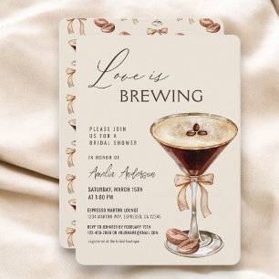Convites Código QR Amor é Criar Espresso Martini