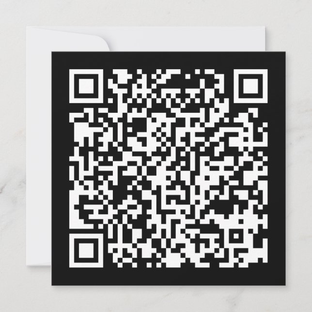 Convites Código QR Criado instantaneamente (digitando seu U (Frente)