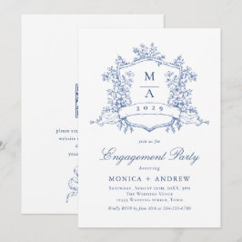 Convites Código QR da Festa de noivado de repouso do Orname