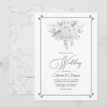 Código QR de casamento floral com renda vintage