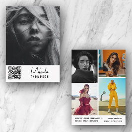 Convites Código QR de Foto da Placa Comp 5 de Modelagem Mod