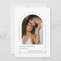 Código QR de Foto de Arch Minimalista Moderno Salv