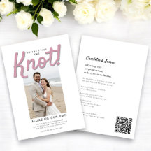 Código QR de recepção de casamento do nó conectado