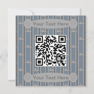 Convites Código QR do Caminhão Divertido e Chique
