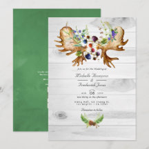 Código QR Floresta Rústica Aquarela RSVP Casamento