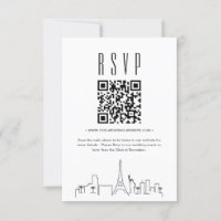 Código QR RSVP de Casamento de Las Vegas