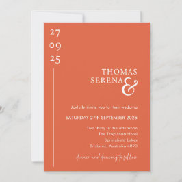 Convites Código QR Verona Sunset Casamento Itinerário da Li