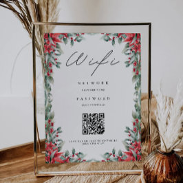 Convites Código Wifi Natal, Conexão Wifi de Código QR