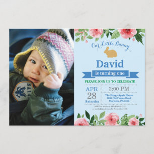 Convites Coelhinho Aniversário Garoto Páscoa Ovo 1 rua Prim