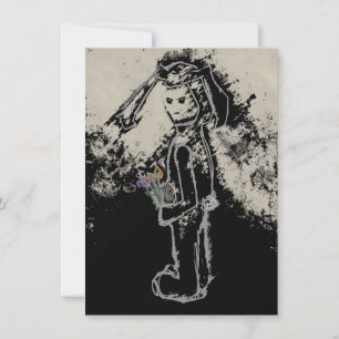 Convites coelhinho sinistro