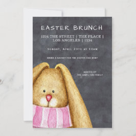 Convites Coelho de Brunch páscoa em Scarf