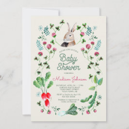 Convites Coelho e trevo botânico