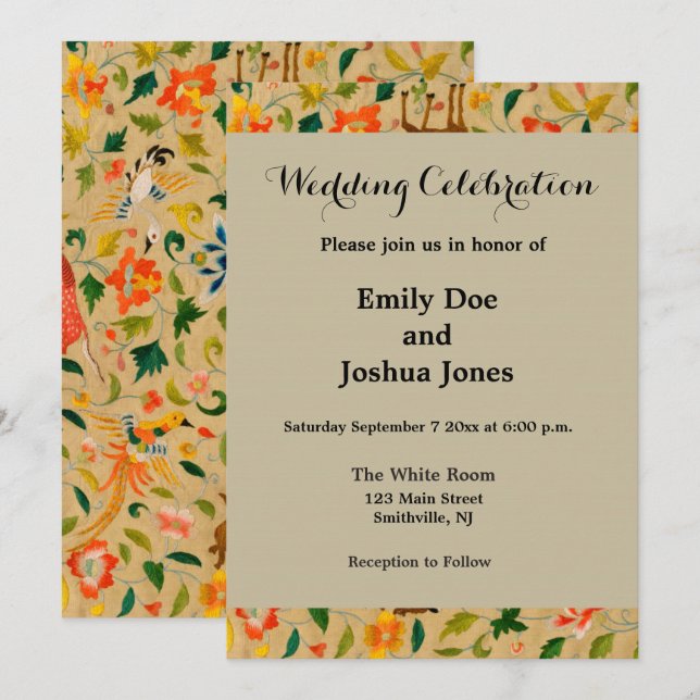 Convites Coelho-veado-de-bico-do-cavalo (Frente/Verso)