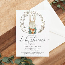 Coelho Vintage Gênero Chá de fraldas neutro