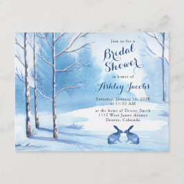 Convites Coelhos de árvores Chás de panela de inverno