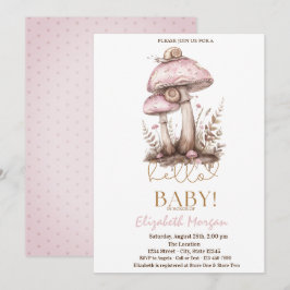 Convites Cogumelos Aquíferos Caracóis Caracóis Chá de frald