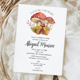 Convites Cogumelos e Acorns Chá de fraldas