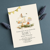 Cogumelos Florestais Natureza Insetos Bolo Anivers