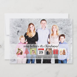 Convites Colagem de Fotografias ICONS de Natal Unificada