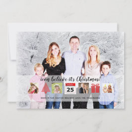 Convites Colagem de Fotografias ICONS Natal Sobreposição Mo