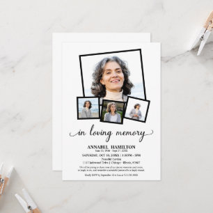 Convites Colagem de Fotos em Adorar a Celebração da Memória