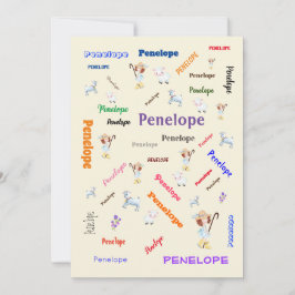 Convites Colagem de Nome da Nuvem do Word RHYME RHYME NURSE