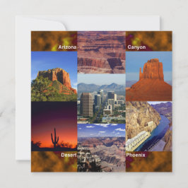 Convites Colagem do Deserto arizona