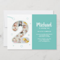 Colagem Personalizada de Fotos do segundo aniversá