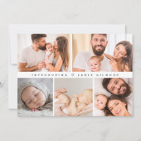 Colagem Personalizada de Fotos Moderna Nascimento 