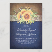 Colar e Marinho de girassol Casamento outono