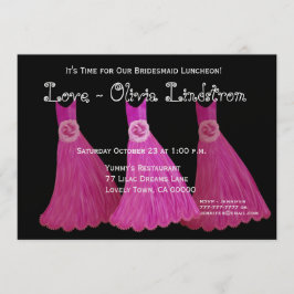 Convites Colchões de Ponta ou Vestidos Rosa de Brunch