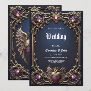 Convites Coleção de Casamento Gótico Vitoriano