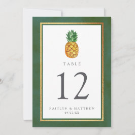 Convites Coleção de Casamentos de Abacaxi Tropical