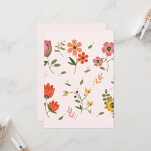 Convites coleção de flores