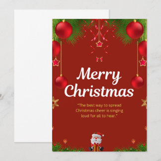 Convites Coleção Vermelho Escuro — Design Feliz Natal