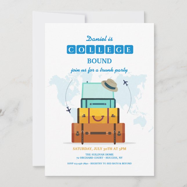 Convites Colégio Vinculado Masculino (Frente)