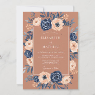Convites Colheita de Casamento Sienna Majestosa