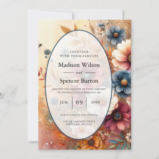 Convites Colheita de Petais e Pintados (Frente)