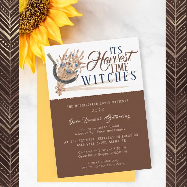 Convites Colheita de Tempo Queda de Lammas (Criador carregado)