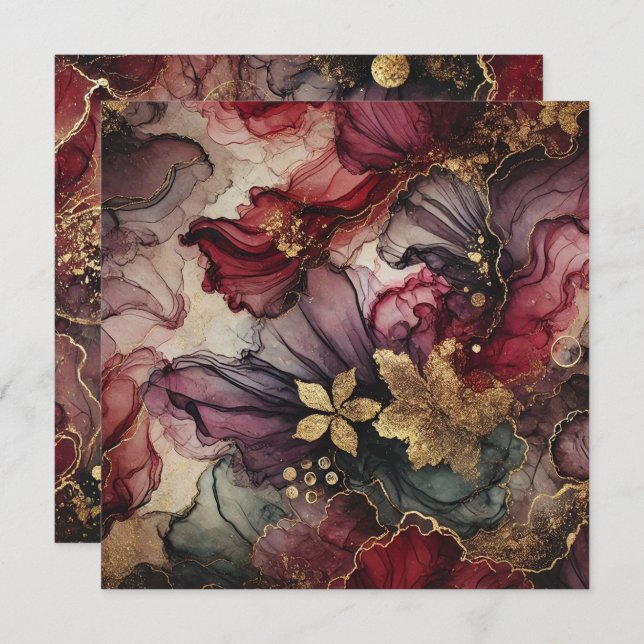 Convites Colheita Imprimível de Vinho Vinho Álcool Papel Sc (Frente/Verso)