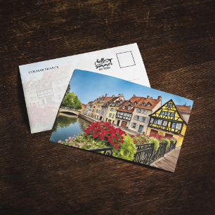 Convites Colmar France Watercolor