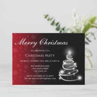 Convites Color Fade Christmas Invitation