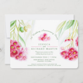 Convites Coloração d'água do eucalipto vermelho da noz 1rua