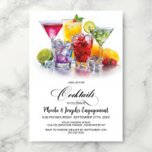 Colorful Cocktails Engagement Party