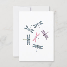 Convites Colorful Dragonflies