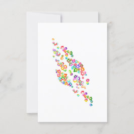 Convites Colorful Peony Flowers