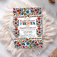 Colorida Fiesta Folk Art Chá de panela Floral