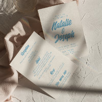 Colorida Retro Bright Modern Tudo Em Um Casamento