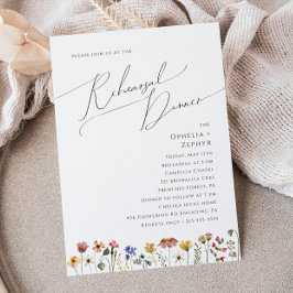 Convites Colorida Wildflower | Janto de ensaio